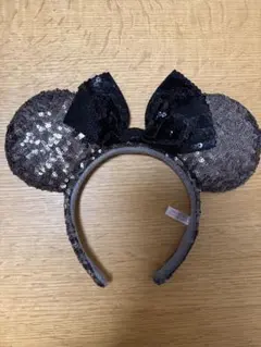 ミニーマウス　スパンコール　カチューシャ　ディズニー