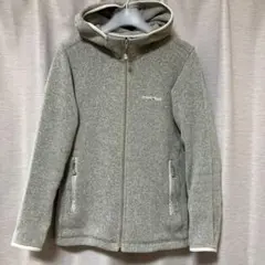 【mont-bell】クリマプラスニットパーカL（M〜Lくらい）　フリースJK