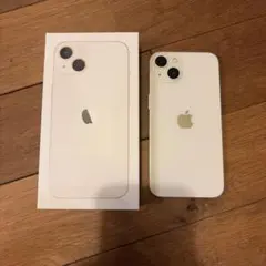 お値下しましたiPhone 13 128GB スターライト 本体のみ／初期化済み