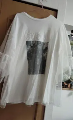 jouetie ジュエティ チュールレイヤードTシャツ ホワイト M　甘辛のサムネイル