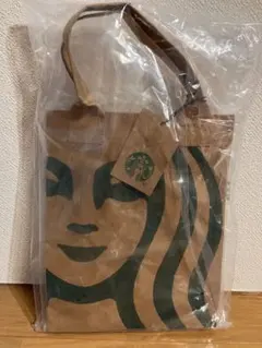 スターバックス クラフトペーパーショッパー S