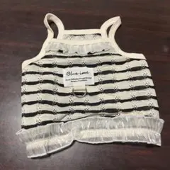 犬服 フリル付き　ショート丈　XL