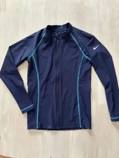 NIKE ラッシュガード フルジップ ネイビー