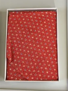 赤色 レーヨン 風呂敷 専用箱入り