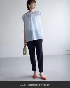 未使用！！アンフィーロ　シアー2wayブラウス