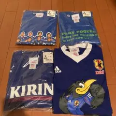 adidas キリン 懸賞当選 勝ちＴ ブルー ４枚セット レア