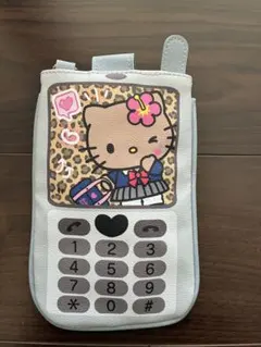 ハローキティ レオパード柄ポーチ