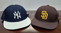 ニューエラ NEWERA 59FIFTY LP MLB ヤンキース パドレス