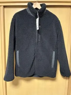 【タグ付き未使用】ユニクロ　防風アウター　フリースジャケット M 黒