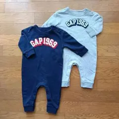 【送料無料☆】baby GAPロンパース　ネイビー 6-12ヶ月