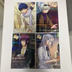 A3！　カード　アニメイト特典　冬組　月岡紬　御影密　有栖川誉　雪白東