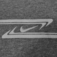 NIKE OLD TEE レア 90s-00s gray 刺繍ロゴ 銀タグ