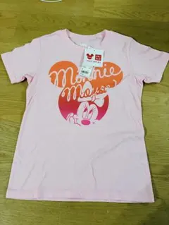 新品　UNIQLO ミニーマウス Tシャツ ピンク S