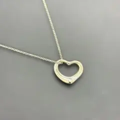 TIFFANY ティファニー オープンハート　ネックレス　925　シルバー
