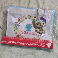 希少レア　キティ　バッグ＆マスコットフラワー
