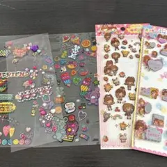 平成レトロ　シール　5点