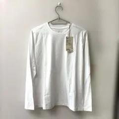 ⑤未使用タグ付き　無印良品　クルーネック長袖Tシャツ