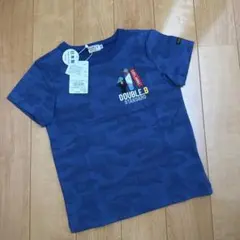 【新品タグ付】ダブルビー 110 半袖 Tシャツ カモフラ 迷彩 刺繍 日本製のサムネイル