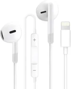 ライトニングイヤホン／MFi認証／HiFi音質／マイク付き／iPhone対応