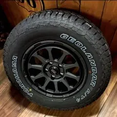 RAV4用⭐️245/70R16⭐️YOKOHAMA A/T4⭐️マットブラック⭐️４本のサムネイル