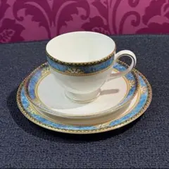 3点セット　ウェッジウッド WEDGWOOD カーゾン　トリオ　黒壺マーク