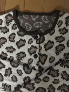 ヒョウ柄 長袖カーディガン サイズ1