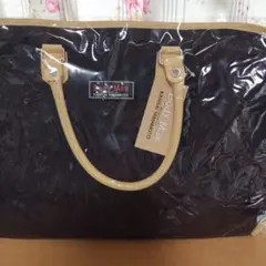 Kansai Yamamoto Body Max ハンドバッグ 黒/ベージュ