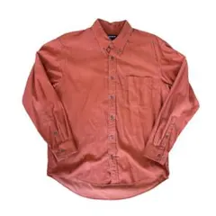 90s old uniqloオレンジ 長袖シャツ