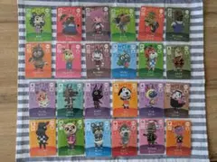 どうぶつの森 amiiboカード 24枚セット アップル リカルド キャビア