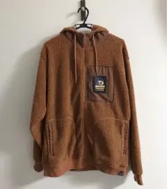 Duck dude ボアジャケット パーカー ヴィンテージ ブラウン