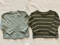 長袖ボーダー　2着