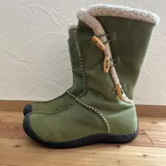 限定値下げ⭐︎美品⭐︎KEEN グリーン ブーツ　24cmのサムネイル