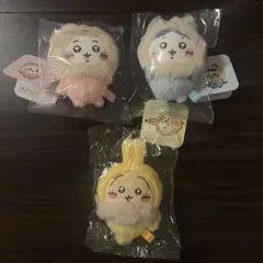 フッサフッサなパジャママスコット（ちいかわ•うさぎ•ハチワレ）　セット