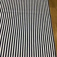 艶あるストライプ柄 綿生地 ハンドメイド素材　110㎝✖️110㎝➕おまけ