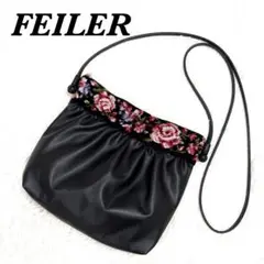 【未使用】フェイラー　FEILER ポシェット　ショルダーバッグ　花柄