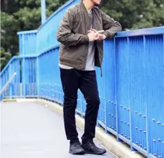 B:MING by BEAMSディクロス（R）MA-1 ジャケットOLIVE/M