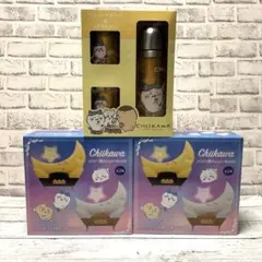 ちいかわ　ソファ型ジュエリーボックスとステンレスボトル&2Pマグ3点セット