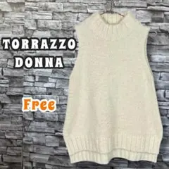 TORRAZZO DONNA トラッゾドンナ ハイネックニットベスト