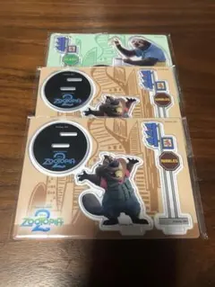 ズートピア 2 一番くじ ハッピーくじ アクリルスタンド