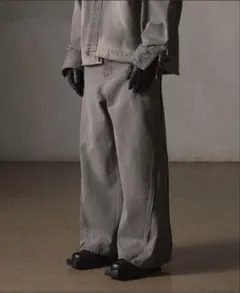 専用！ 【GRANCY】ジップデザイン バギーデニム パンツ