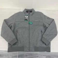 トミーヒルフィガー ジャケット XL グレー メンズ ジップアップ ブルゾン