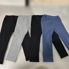 UNIQLO パンツ 3色セット　4枚　110