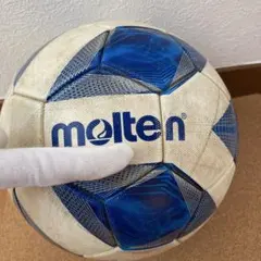 molten サッカーボール 4号球 ヴァンタッジオ5000 ホワイトxブルー