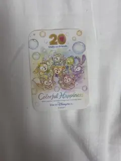 ダッフィーとフレンズ 20周年 ステッカー