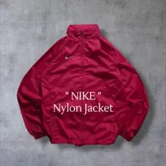 NIKE ナイキ ナイロンジャケット スウッシュ刺繍ロゴメッシュ