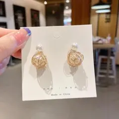 ピアス アクセサリー パール ゴールド 韓国 結婚式 上品 ブライダル