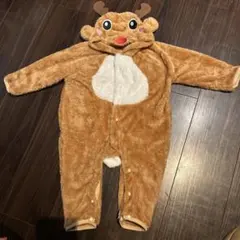 極美品　ベビー　クリスマス　トナカイ　ロンパース