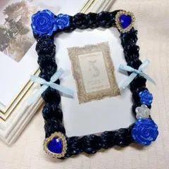 ⸜❤︎⸝‍硬質ケース ホイップデコ トレカケース B8サイズ ブルーブラック②⸜❤︎⸝‍