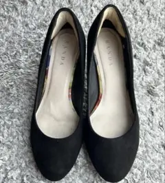 ブラック スエード ハイヒール RANDA