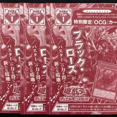 3⭐️ブラック・ローズ・ドラゴン／バスター3枚】遊戯王OCG